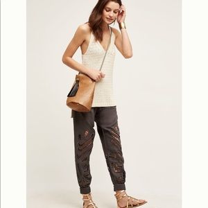 Dolan lace cut out joggers